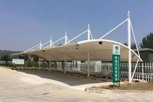 阿贝膜结构停车棚